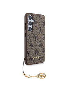 Guess 4G Charms Bakskal till Samsung Galaxy S24+ Brun