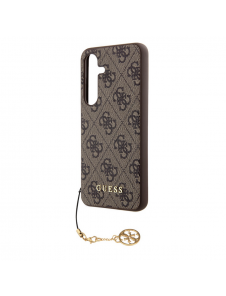 Guess 4G Charms Bakskal till Samsung Galaxy S24+ Brun