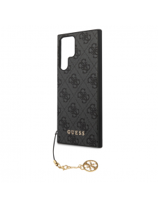 Guess 4G Charms Bakskal till Samsung Galaxy S24 Ultra Grey