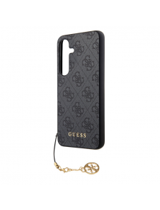 Guess 4G Charms Bakskal till Samsung Galaxy S24 Grey