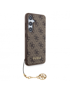 Guess 4G Charms Bakskal till Samsung Galaxy S24 Brun