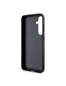 Ferrari PU Läder Bottom Carbon Bakskal till Samsung Galaxy S24+ Svart