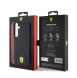 Ferrari PU Läder Bottom Carbon Bakskal till Samsung Galaxy S24+ Svart