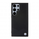 BMW Signature Leather Metal Logo Bakskal till Samsung Galaxy S24 Ultra Black