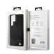 BMW Signature Leather Metal Logo Bakskal till Samsung Galaxy S24 Ultra Black