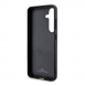 BMW Signature Leather Metal Logo Bakskal till Samsung Galaxy S24 Svart