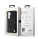 BMW Signature Leather Metal Logo Bakskal till Samsung Galaxy S24 Svart