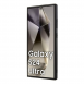 BMW M PU Läder Carbon Magsafe Tricolor Line Bakskal till Samsung Galaxy S24 Ultra Black