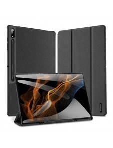 Dux Ducis Domo vikbart skal till surfplatta med Smart Sleep-funktion Samsung Galaxy Tab S8/S9 Ultra-stativ svart