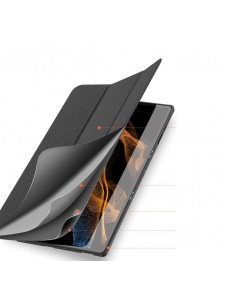 Dux Ducis Domo vikbart skal till surfplatta med Smart Sleep-funktion Samsung Galaxy Tab S8/S9 Ultra-stativ svart