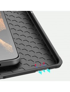 Dux Ducis Domo vikbart skal till surfplatta med Smart Sleep-funktion Samsung Galaxy Tab S8/S9 Ultra-stativ svart