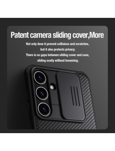 Nillkin CamShield PRO Magnetic Hard Case för Samsung Galaxy S24+ Svart