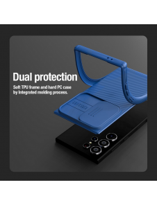 Nillkin CamShield PRO hårt fodral till Samsung Galaxy S24 Ultra Black