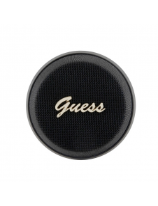 Guess 2in1 magnetisk Bluetooth-högtalare / Stativ Metal Script Svart