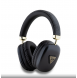 Guess PU Leather 4G Triangle Logo Bluetooth Stereo Headphone Svart