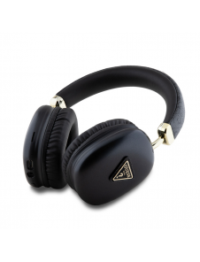 Guess PU Leather 4G Triangle Logo Bluetooth Stereo Headphone Svart