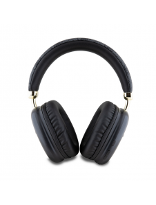 Guess PU Leather 4G Triangle Logo Bluetooth Stereo Headphone Svart