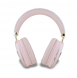 Guess PU Leather 4G Triangle Logo Bluetooth Stereo Headphone Rosa