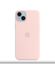 MPT73ZM/A Apple Silikon Magsafe Skal för iPhone 14 Plus Kritrosa
