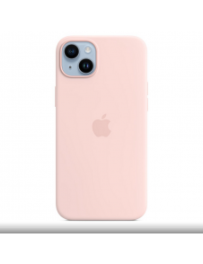 MPT73ZM/A Apple Silikon Magsafe Skal för iPhone 14 Plus Kritrosa