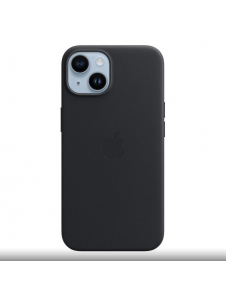MPP93ZM/A Apple Leather Magsafe Skal för iPhone 14 Plus Midnight