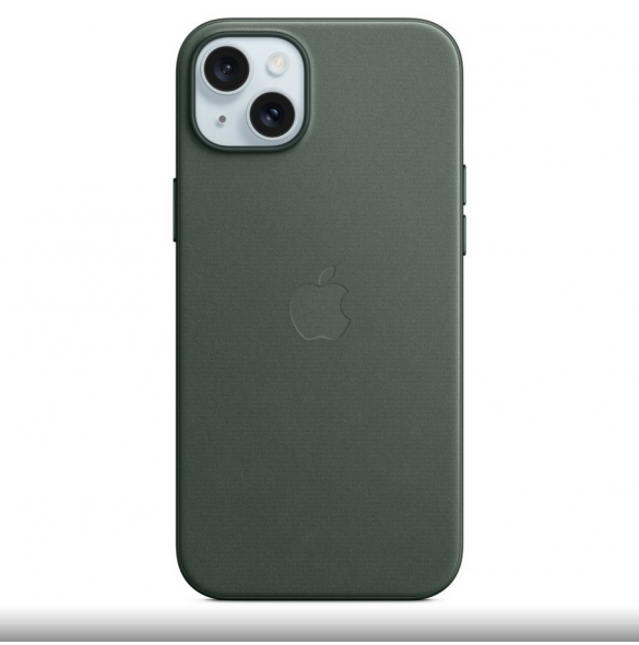 MT4F3ZM/A Apple FineWoven-fodral med MagSafe för iPhone 15 Plus Evergreen