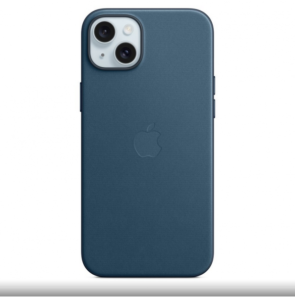 MT4D3ZM/A Apple FineWoven-fodral med MagSafe för iPhone 15 Plus Pacific Blue