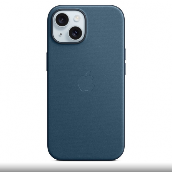 MT3G3ZM/A Apple FineWoven Fodral med MagSafe för iPhone 15 Pacific Blue