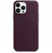 MM1M3ZM/A Apple Leather Magsafe Skal för iPhone 13 Pro Max Dark Cherry