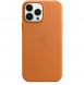MM1L3ZM/A Apple Leather Magsafe Skal för iPhone 13 Pro Max Guldbrun