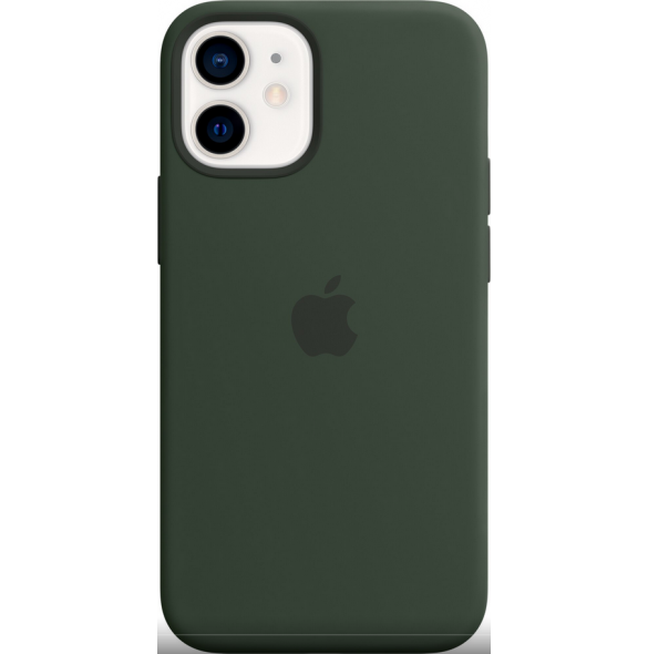 MHKR3ZM/A Apple Silikon Magsafe Skal till iPhone 12 Mini Cypress Green