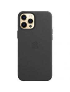 MHKM3ZE/A Apple Leather Magsafe Skal för iPhone 12 Pro Max Svart