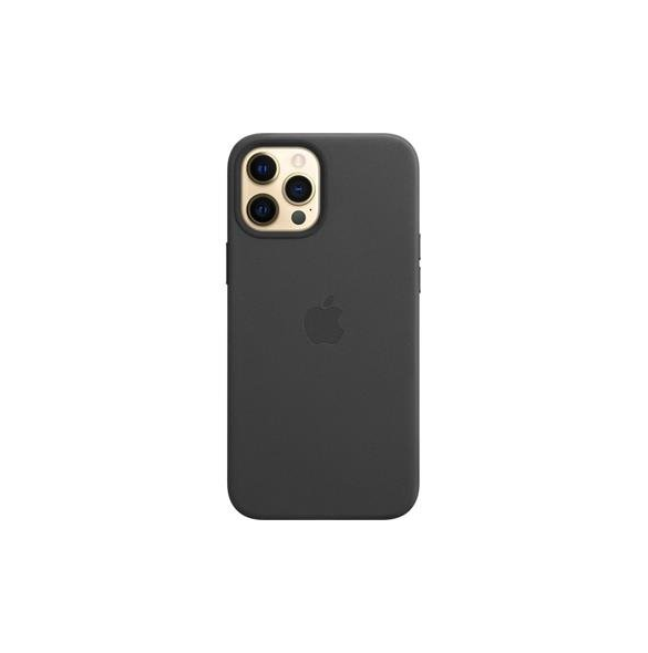 MHKM3ZE/A Apple Leather Magsafe Skal för iPhone 12 Pro Max Svart