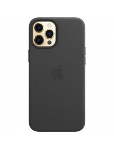 MHKM3ZE/A Apple Leather Magsafe Skal för iPhone 12 Pro Max Svart