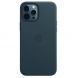 MHKK3FE/A Apple Leather Magsafe Skal för iPhone 12 Pro Max Baltic Blue