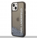 Karl Lagerfeld Translucent Liquid Glitter Fodral till iPhone 14 Plus Svart