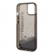 Karl Lagerfeld Translucent Liquid Glitter Fodral till iPhone 14 Plus Svart