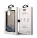 Karl Lagerfeld Translucent Liquid Glitter Fodral till iPhone 14 Plus Svart