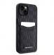 Karl Lagerfeld Saffiano Monogram Card Slot Case för iPhone 14 Svart