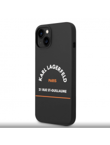 Karl Lagerfeld Rue St Guillaume Fodral till iPhone 14 Plus Svart