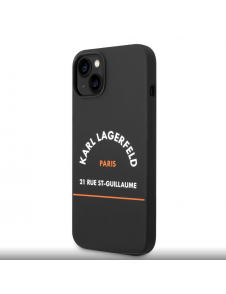 Karl Lagerfeld Rue St Guillaume Fodral till iPhone 14 Plus Svart