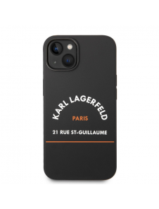 Karl Lagerfeld Rue St Guillaume Fodral till iPhone 14 Plus Svart