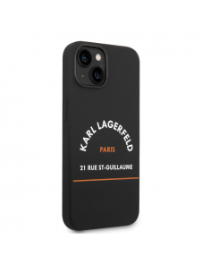 Karl Lagerfeld Rue St Guillaume Fodral till iPhone 14 Plus Svart