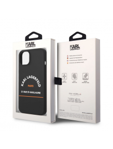 Karl Lagerfeld Rue St Guillaume Fodral till iPhone 14 Plus Svart