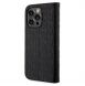 Karl Lagerfeld PU Saffiano Monogram Bokfodral för iPhone 14 Pro Max Svart