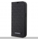 Karl Lagerfeld PU Saffiano Monogram Bokfodral för iPhone 14 Pro Svart