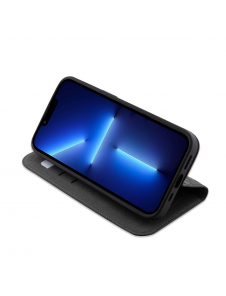 Karl Lagerfeld PU Saffiano Monogram Bokfodral för iPhone 14 Svart