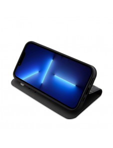 Karl Lagerfeld PU Saffiano Monogram Bokfodral för iPhone 13 Pro Max Svart