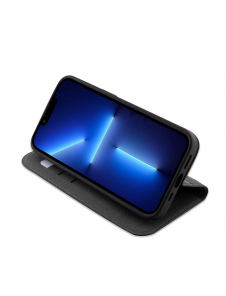 Karl Lagerfeld PU Saffiano Monogram Bokfodral för iPhone 13 Pro Svart