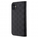 Karl Lagerfeld PU Saffiano Monogram Bokfodral för iPhone 11 Svart